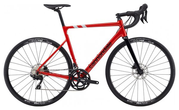 CANNONDALE レッド ロードバイク 700C Cannondale CAAD13 Disc Shimano 105 11V 700 mm Red Candy Road Bike