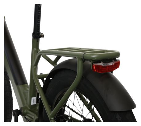 Bicyklet Electric Shortail Cargo Bike Shimano Altus 7S 670 Wh 20'' Verde Khaki