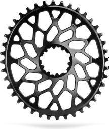 AbsoluteBlack Corona ovale stretta larga a montaggio diretto CX per pedivelle Sram 12 S nera