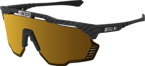 Scicon Sports Aeroshade Kunken Lunettes De Soleil De Performance Sportive (Scnpp Multimireur Bronze/Compagnon De Carbone)