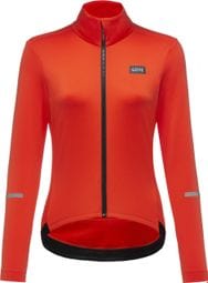 Maillot Manches Longues Femme Gore Wear Progress Thermo Orange