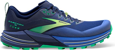 Chaussures de Trail Running Brooks Cascadia 16 Bleu Vert 42