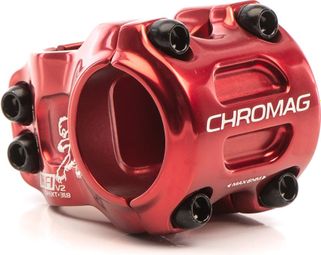 Chromag HiFi V2 MTB Vorbau 31.8 mm 0 Rot