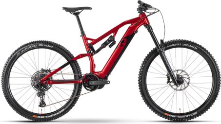 VTT Électrique Tout-Suspendu Raymon TrailRay 160 10.0 Sram SX 12V 720 Wh 29'' Rouge