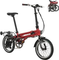 Vélo électrique pliant Supra 4.0 lite Racing Red | Roues 16