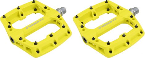 Insight Nylon Flat Pedals Lime