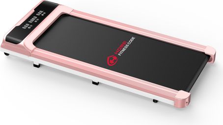 Tapis de course Fitness Q2-1 compact pliable Rose