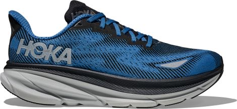 Chaussures Running Hoka Clifton 9 GTX Noir/Bleu Homme