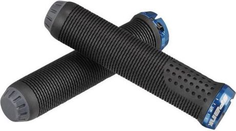 Paire de Grips Spank Spike 30mm Noir / Bleu