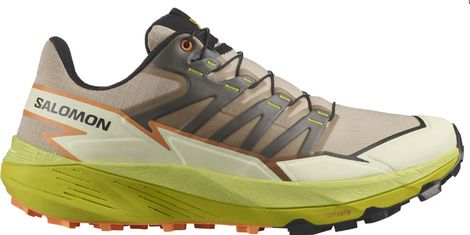 Trail Running Shoes Salomon Thundercross Beige Yellow