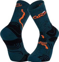 BV Sport Trek Haute Collector GR20 Groen / Oranje sokken