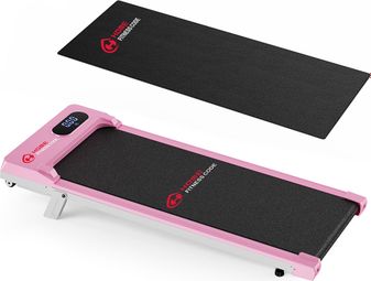 Tapis de marche Fitness T7 compact sous bureau Rose avec tapis