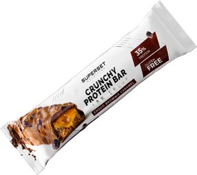 Crunchy Protein Bar (60g) - Superset Nutrition - Choco Brownie Caramel -  Barres Protéinées