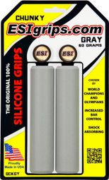 ESI Chunky Grips silicone Coppia di grigio 32 millimetri