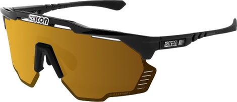 Scicon Aeroshade Kunken Sonnenbrille Black Gloss / Multimirror Bronze