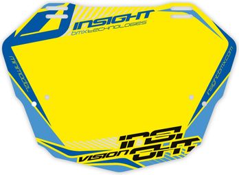 Plaque Insight Vision 2 Mini/Cruiser Jaune/Bleu