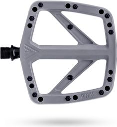 Coppia di pedali piatti PNW Range Composite grigio cemento