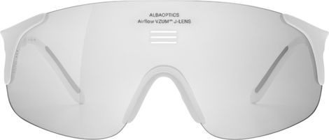 Alba Optics Jumbo White Vzum Super Alu Sunglasses