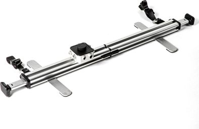 Fahrradträger Autoinnenraum Decathlon Aluminium Grau