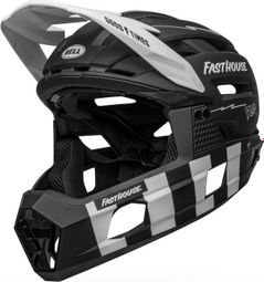 Bell Super Air R Mips Full Face Helmet Black / White 2021