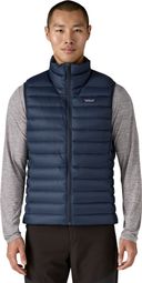 Chaqueta de plumón sin mangas Patagonia Azul Hombre