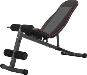 Banc de musculation multi-positions extra large abdominaux GS027  noir