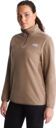 The North Face Glacier 1/4-Zip Fleece, Beige, Women's