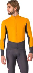 Chaqueta de manga larga Castelli Perfetto Air Gris/Naranja