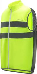 Gilet Réfléchissant en Polyester Veste de Sécurité Nocturne