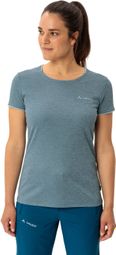 Dames-T-shirt Korte Mouw Vaude Essential Blauw