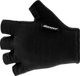 Gants Courts Unisexe Santini Tact Noir
