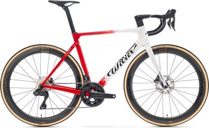 Wilier Triestina Filante SLR Miche Kleos 50 Road Bike Shimano Ultegra Di2 12S 700 mm Graphite White Red 2026