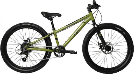 Scamp HighFox microSHIFT Mezzo 8V 24'' Khaki Grün Kinder-Mountainbike