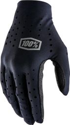 Par de guantes de mujer 100% azul