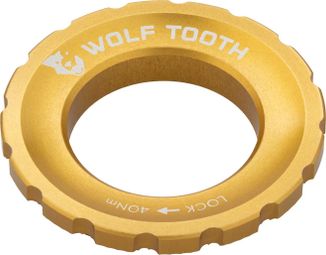 Wolf Toolth External Gold Centerlock Nut