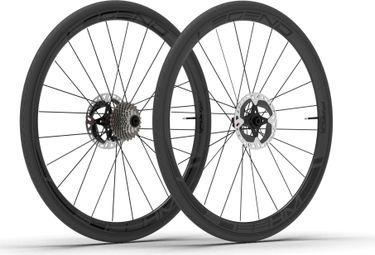 Paire de Roues Legend Wheels 30P Pro⁴ - 12X100 - 12X142mm - DT 240 EXP - Disc Centerlock - Shimano / Sram