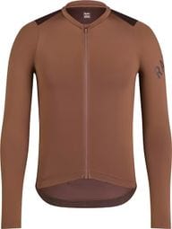 Maglia a maniche lunghe marrone leggera Rapha Pro Team