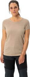 Dames t-shirt korte mouwen Vaude Essential Beige