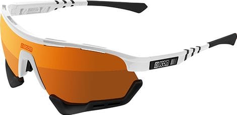 Lunettes SCICON Aerotech Blanc / Multimirror Bronze