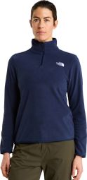 Polar The North Face Glacier 1/4 Zip blu da donna