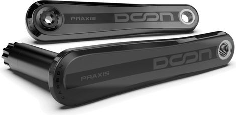 Paire de Manivelles Praxis Doon Noir