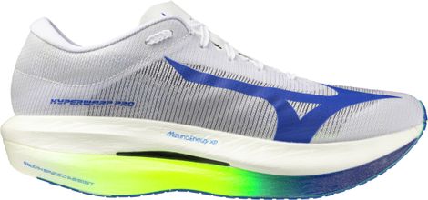 Mizuno Hyperwarp Pro hardloopschoenen Wit/Blauw/Geel Unisex
