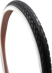 DELI TIRE Pneu Extérieur Sa-206 26 X 1.75 Blanc Reflection