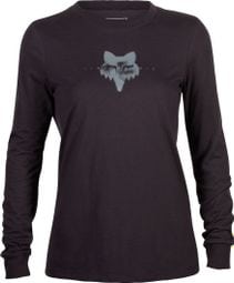 Camiseta de manga larga Fox  Inorganic para mujerNegra