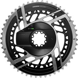 Plateaux Sram Red AXS E1 2x12V Direct Mount Capteur de Puissance Noir Argent