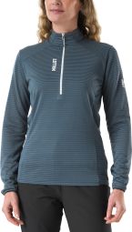 Millet Parmelan Light 1/2-Zip Blue Women's Fleece