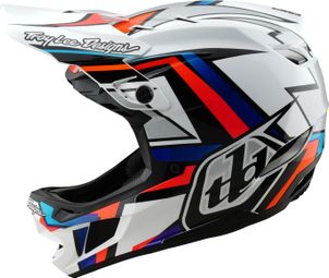 Full face helmet Troy Lee Designs D4 Composite Mips White/Silver