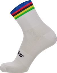 Santini Unisex UCI Wereldkampioenschap Sokken Wit