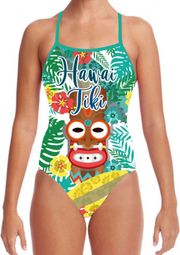 SWEAMS HAWAI TIKI - Maillot femme 1 piece bretelles fines