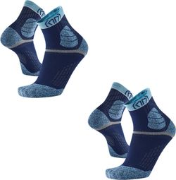 Chaussettes de Trail Running avec renforts. Lot de 2 paires - Trail Protect